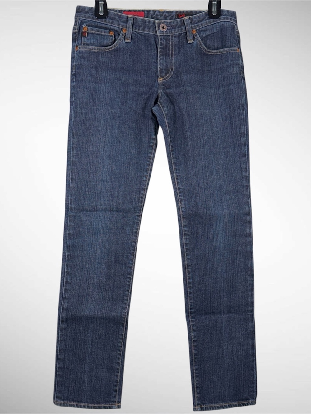 Women’s AG The Stilt Dark Indigo Cigarette Leg Jeans Size 29